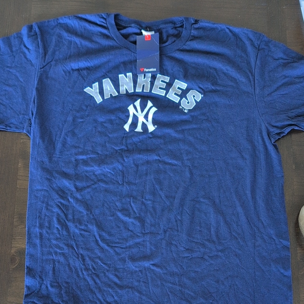 Fanatics Navy Yankees Tee 2XL